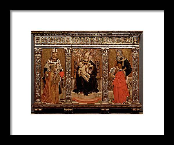 Assiano Framed Print featuring the photograph Lombardi Marco, Giovanni Antonio Da by Everett