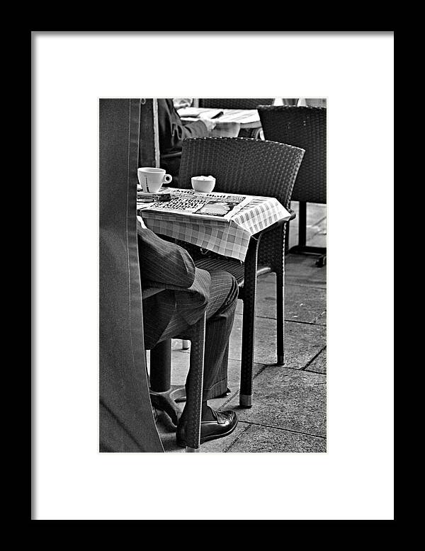 Black And White Photography Framed Print featuring the photograph London 1 by Steven Richman