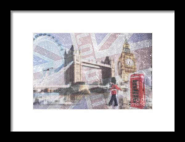 Great Britain Framed Print featuring the photograph London blue by Hannes Cmarits