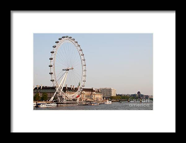 London Framed Print featuring the photograph London Eye Day by Matt Malloy