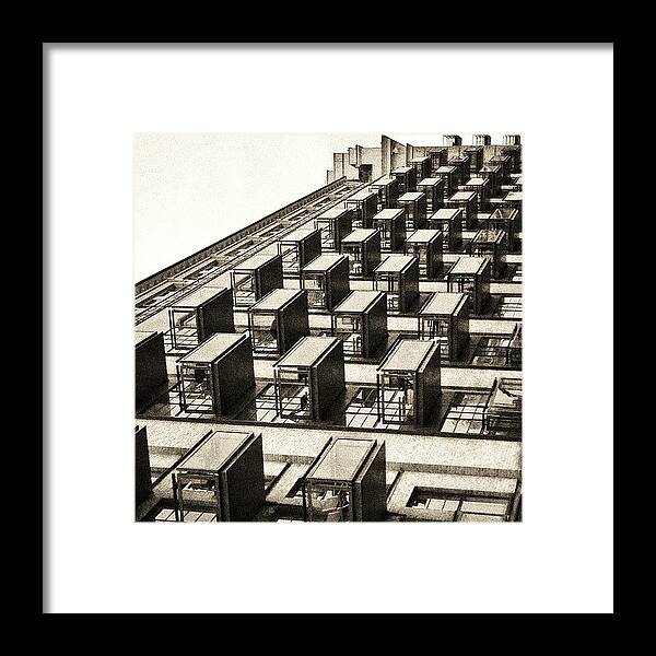 Urban Framed Print featuring the photograph #london #london_only #balcony by Stan Chashchnikov