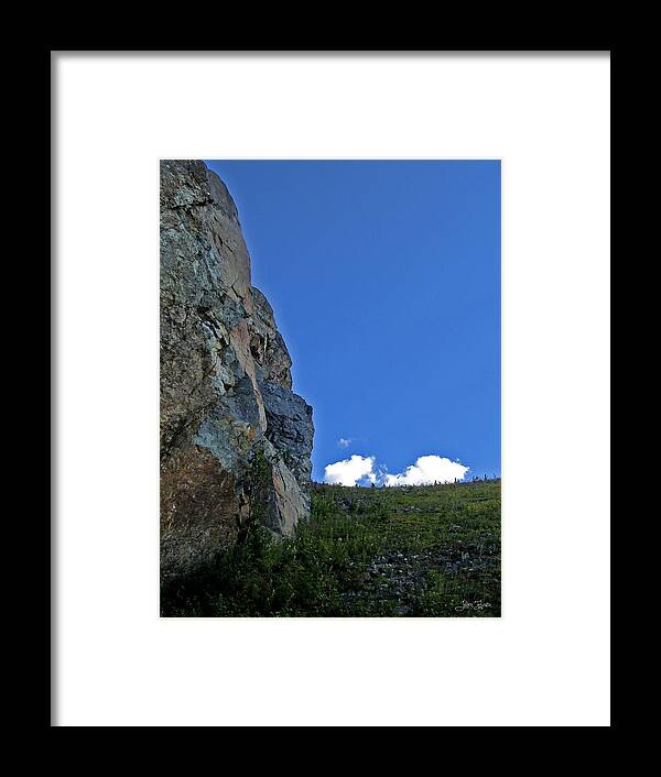 Rock Framed Print featuring the photograph Lonely Rock by Julien Boutin