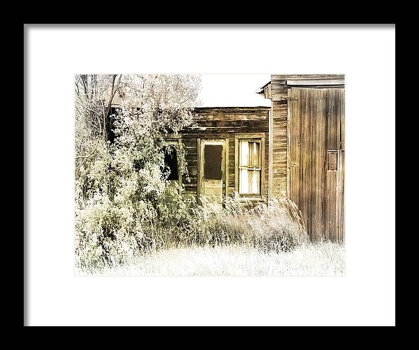 Buildings Framed Print featuring the photograph Washed Out by John Anderson