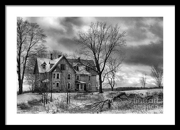 Michele Framed Print featuring the photograph Long Hard Winter by Michele Steffey