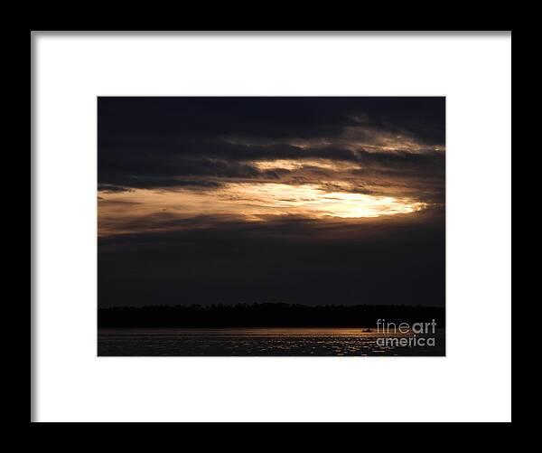 Sunset Framed Print featuring the photograph Looking Down by Gallery Of Hope 