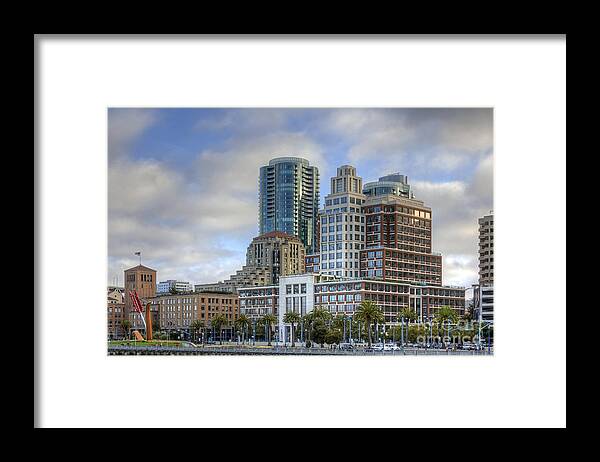 Kate Brown Framed Print featuring the photograph Looking Downtown by Kate Brown