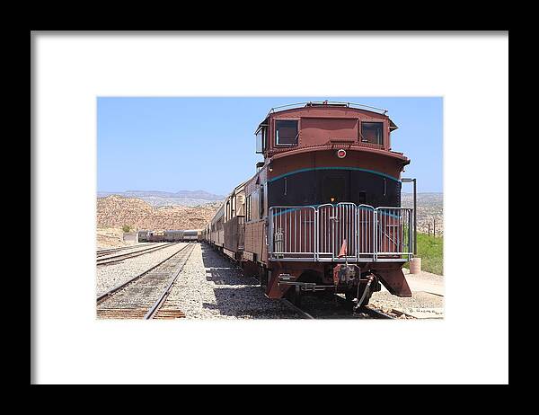Locomotive Framed Print featuring the photograph Looking Forward to the Trip by R B Harper