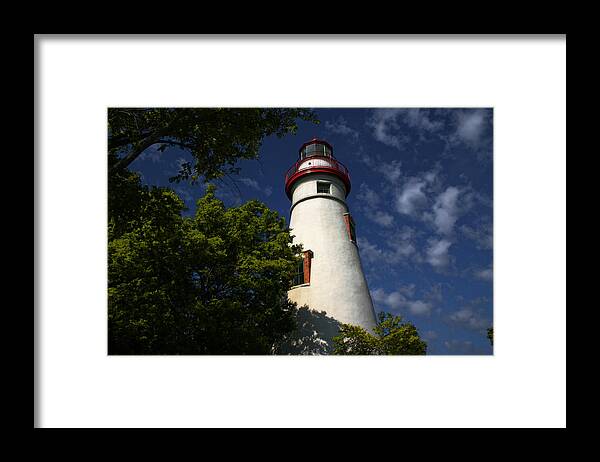 Ohio Framed Print featuring the photograph Looking Up To Marblehead Light by Richard Gregurich