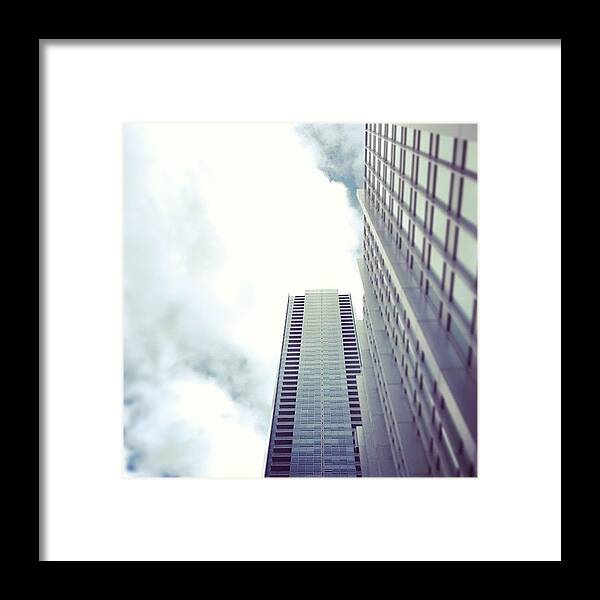 Toronto Framed Print featuring the photograph #lookup #toronto by Kieffer Meridew