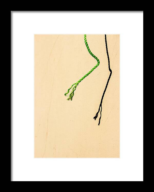 Plastic Rope Framed Print featuring the photograph Loose Ends by Prakash Ghai