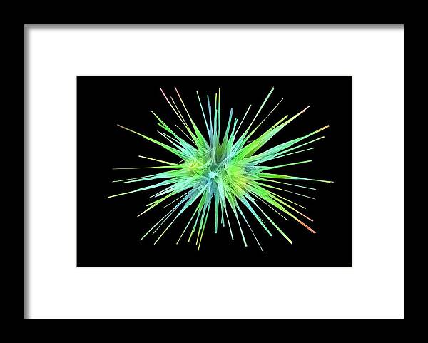 Loperamide Framed Print featuring the photograph Loperamide Diarrhoea Drug Crystal by David Mccarthy