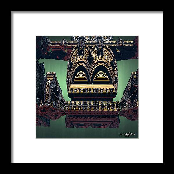 Fractal Framed Print featuring the digital art Lord And Master by Melissa Messick