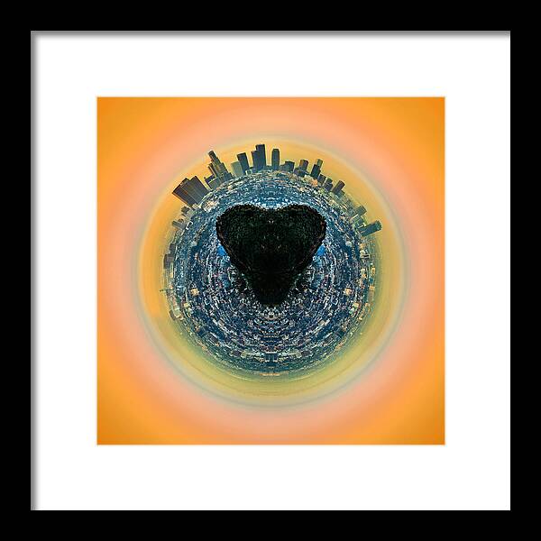 United States Of America Framed Print featuring the photograph Love LA by Az Jackson