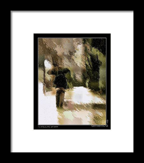 Animals Framed Print featuring the digital art Lost Identity by Pedro L Gili