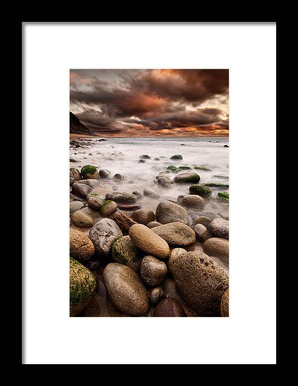 Waterscape Framed Print featuring the photograph Lost in a moment by Jorge Maia