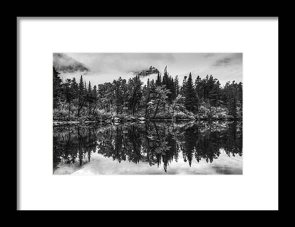 Glacier National Park Framed Print featuring the photograph Lost Lake by Mark Kiver