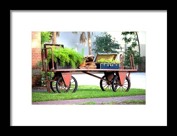 5655 Framed Print featuring the photograph Lost Luggage by Gordon Elwell