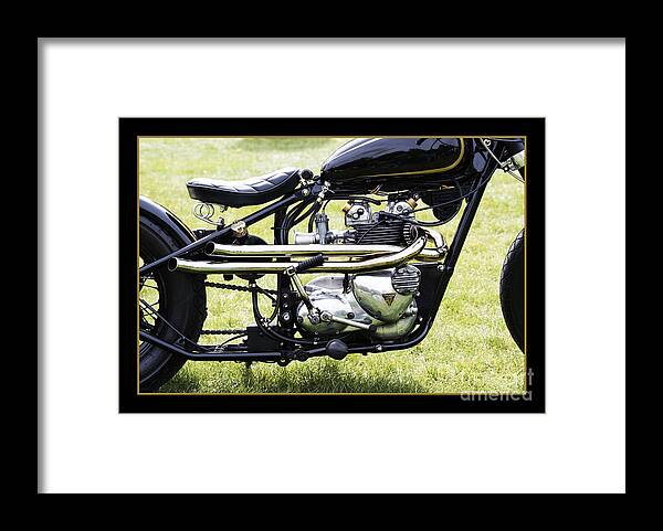 Triumph Framed Print featuring the photograph Loud n Proud by Tim Gainey