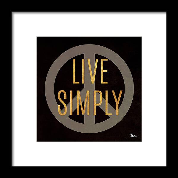Love Framed Print featuring the mixed media Love And Live II by Patricia Pinto