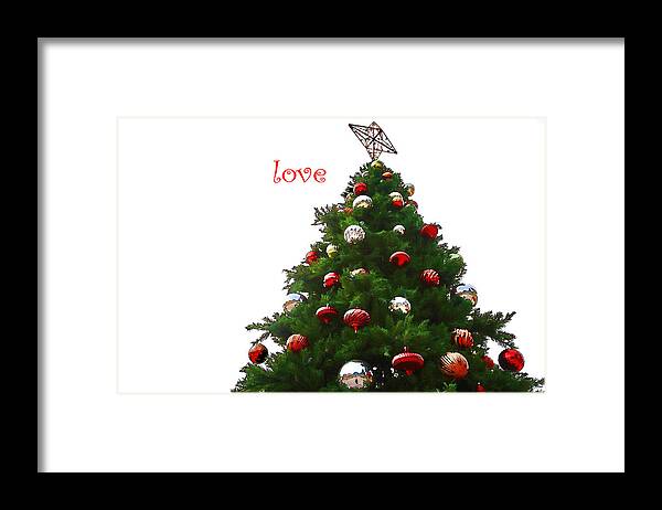 Holiday Framed Print featuring the photograph Love by Audreen Gieger