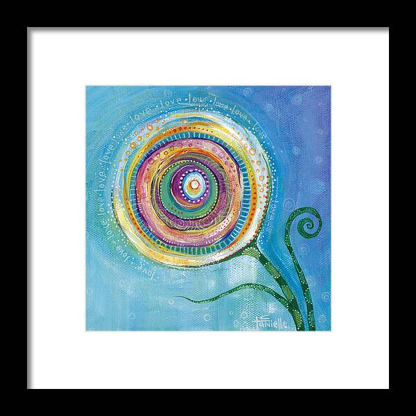 Hope Framed Print featuring the painting Love Is All You Need by Tanielle Childers