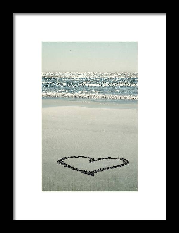 Beach Framed Print featuring the photograph Love the Beach by Robin Dickinson