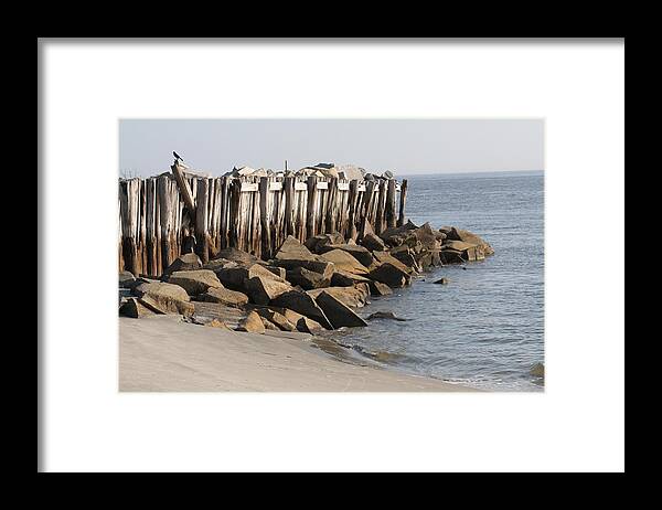 Station 12 Framed Print featuring the photograph Low Tide on Sullivans Island by Virginia Bond