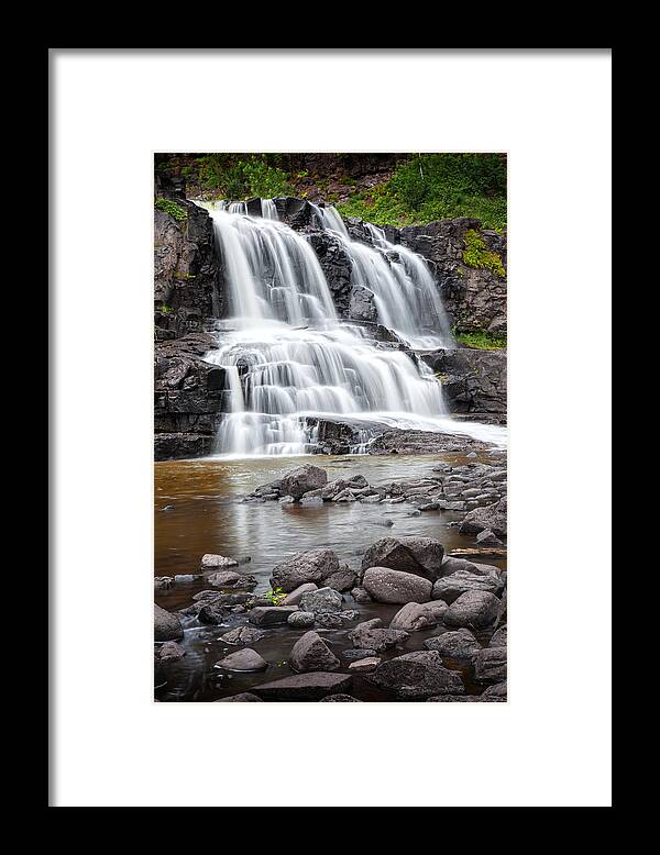 Art Framed Print featuring the photograph Lower Gooseberry Falls by Randall Nyhof