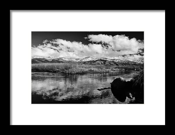 River Framed Print featuring the photograph Lower Owens River by Cat Connor