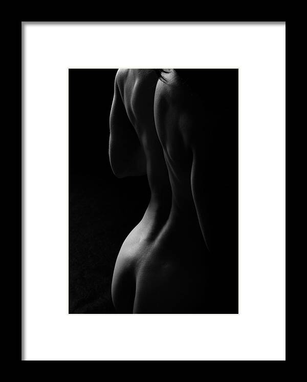 Nude Framed Print featuring the photograph Lr003 by Catherine Lau