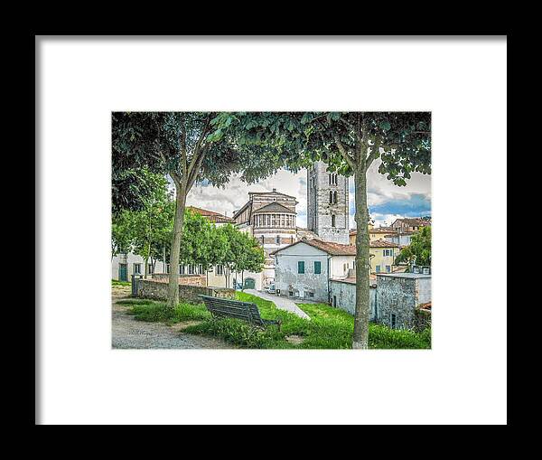 Vacation Framed Print featuring the photograph Lucca Italy 02 by Will Wagner