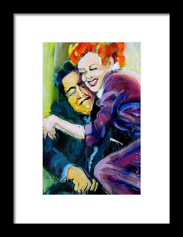 Paintings Framed Print featuring the painting Lucy and Ricky by Les Leffingwell