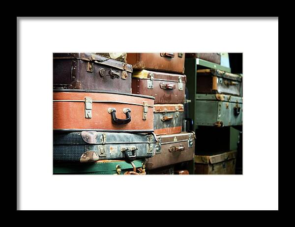 Netherlands Framed Print featuring the photograph Luggage Sets For Travel by Paul Biris