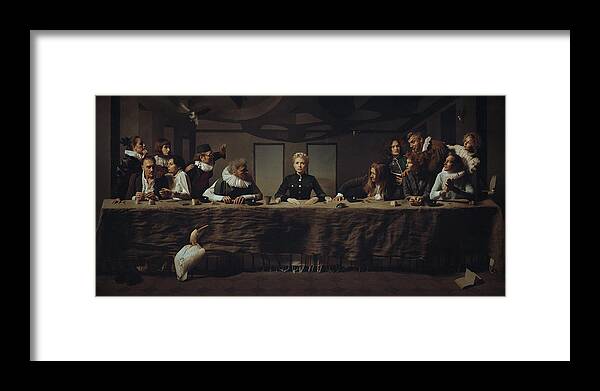 Dinner Framed Print featuring the photograph L?ultima Cena by Igor_voloshin