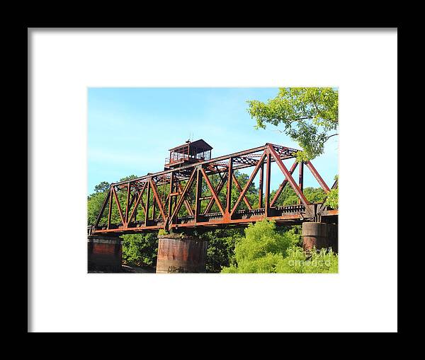 Bridge Framed Print featuring the photograph Lumber City Bridge by Andre Turner