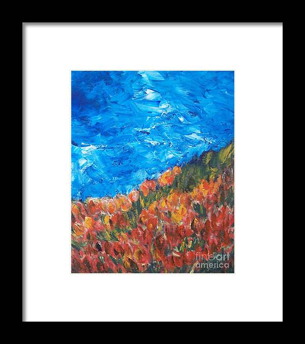Floral Framed Print featuring the painting Luminosity by Jane See