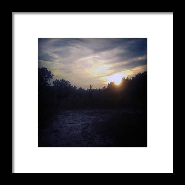 Nature Framed Print featuring the photograph Luminous Path by Milk R