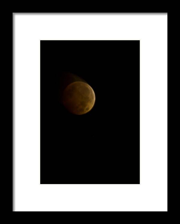Lunar Framed Print featuring the photograph Lunar Blood by Michael Nowotny