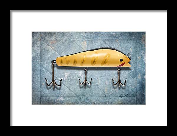 Lure Framed Print featuring the digital art Lure III by April Moen