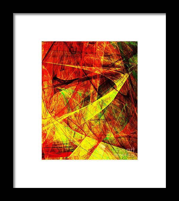 Fractal Framed Print featuring the digital art Lust 20130512 by Wingsdomain Art and Photography