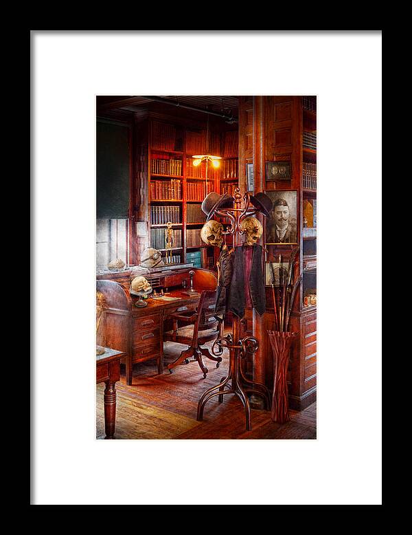 Headhunter Framed Print featuring the photograph Macabre - In the Headhunters study by Mike Savad