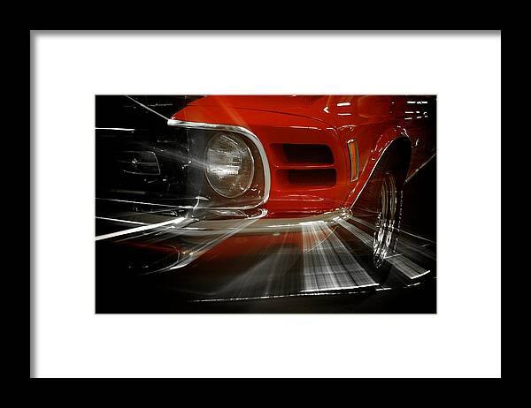 Transportation Framed Print featuring the photograph Mach Speed by Mary Lee Dereske
