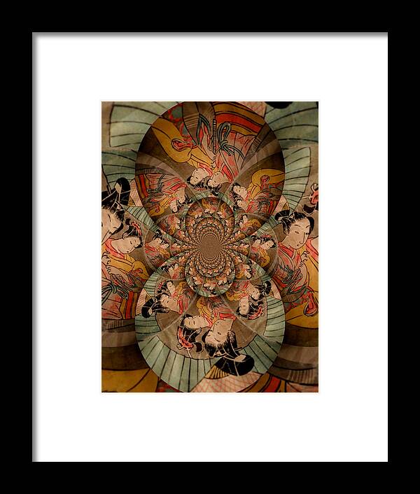 Geisha Framed Print featuring the photograph Madame Butterfly by J Andrel