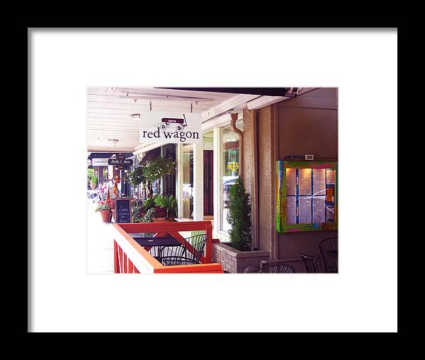 Seattle Framed Print featuring the photograph Madison Valley Street Scene 1 by David Trotter