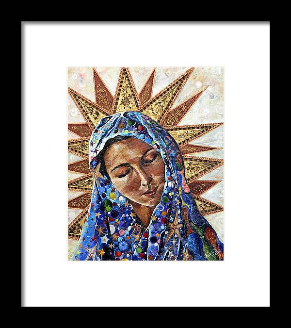 Madonna Framed Print featuring the painting Madonna of the Dispossessed by Mary C Farrenkopf