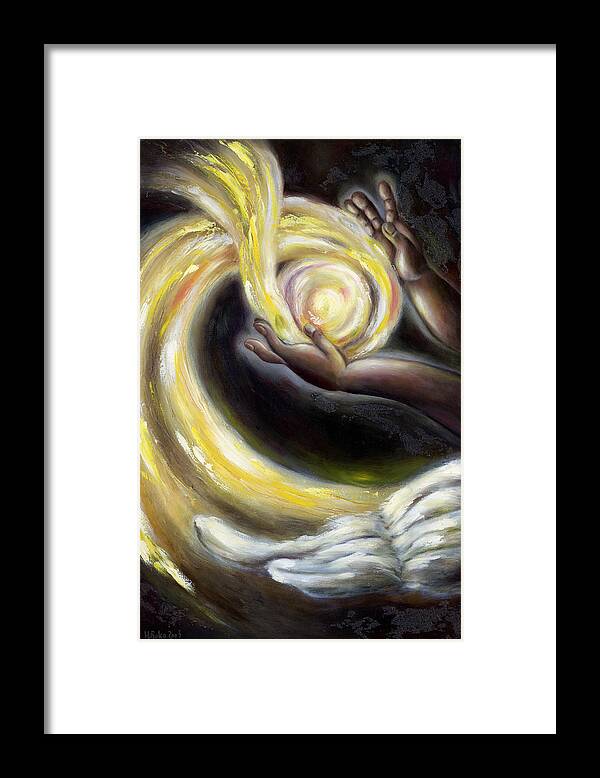 Angel Framed Print featuring the painting Magic by Hiroko Sakai