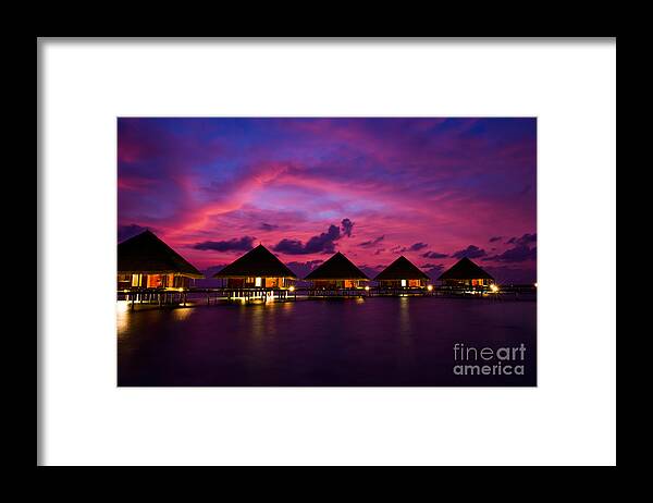 Beach Framed Print featuring the photograph Magical Sunset by Hannes Cmarits