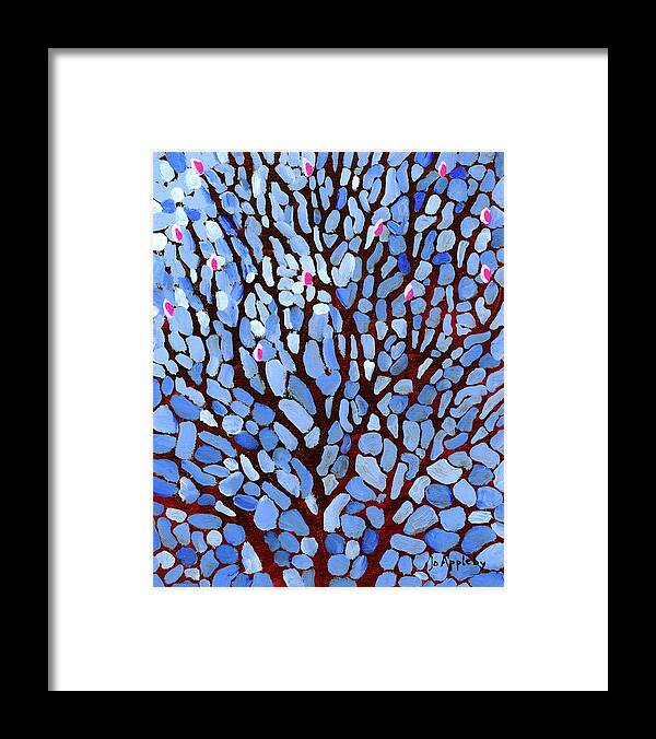 Magnolia Tree Framed Print featuring the painting Magnificent Magnolia by Jo Appleby