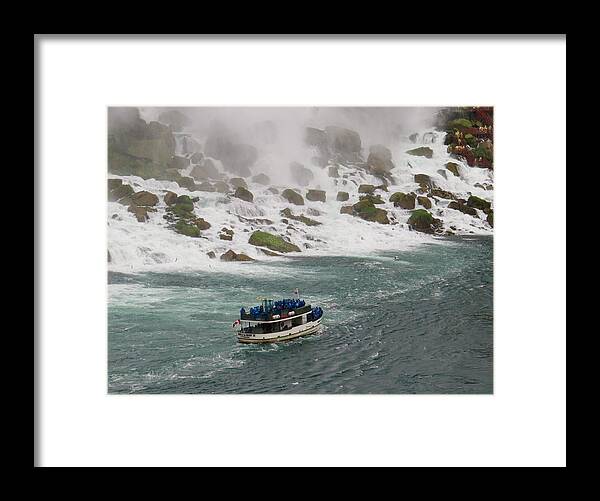 Maid Of The Mist Framed Print featuring the photograph Maid of the Mist 02 by Cindy Haggerty