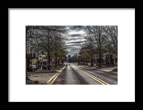 Landscape Framed Print featuring the photograph Main Avenue by Martin Naugher